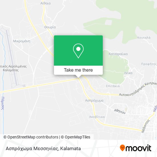 Ασπρόχωμα Μεσσηνίας map