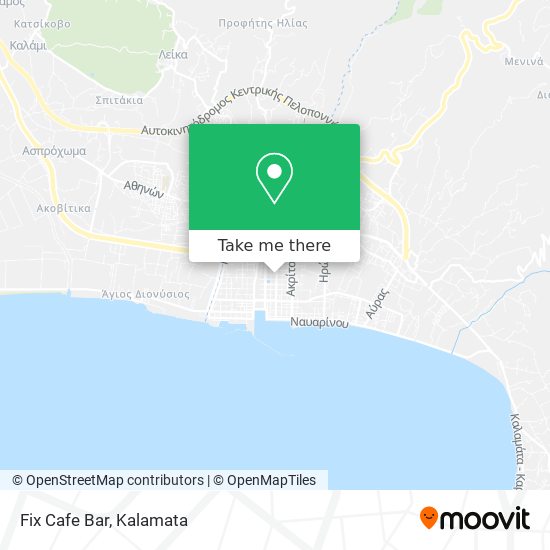 Fix Cafe Bar map