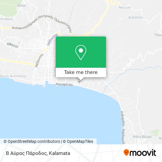 Β Αύρας Πάροδος map