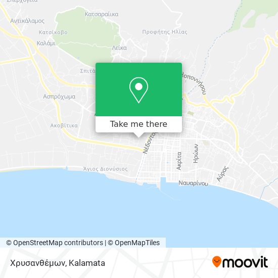 Χρυσανθέμων map