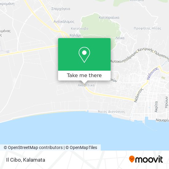 Il Cibo map