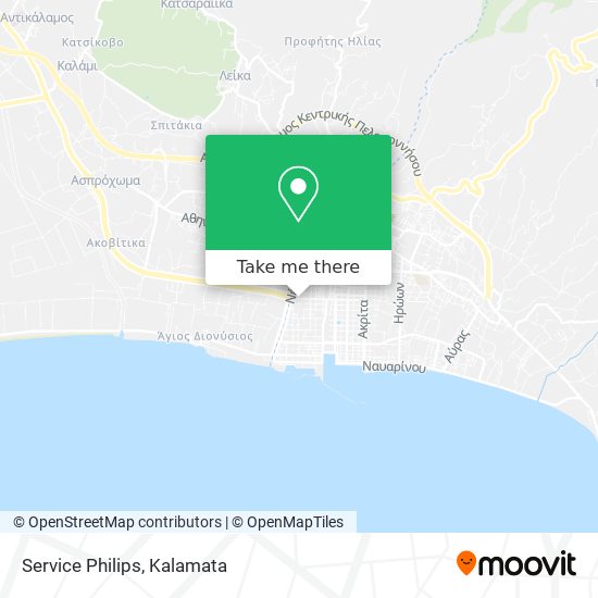 Service Philips map