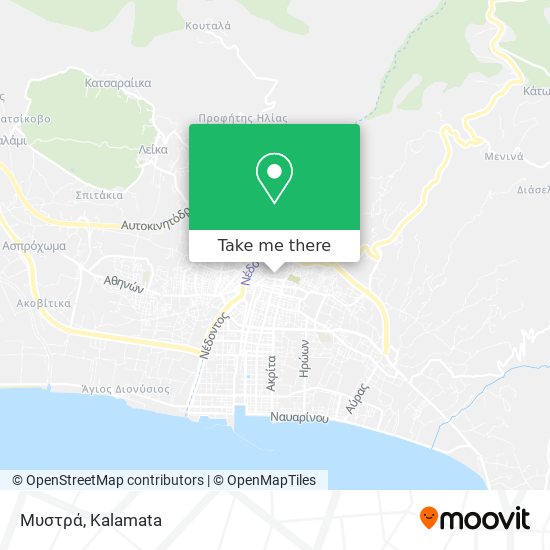 Μυστρά map