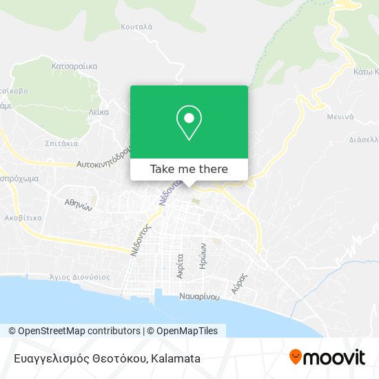 Ευαγγελισμός Θεοτόκου map