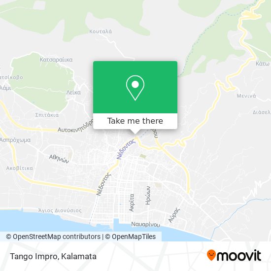Tango Impro map