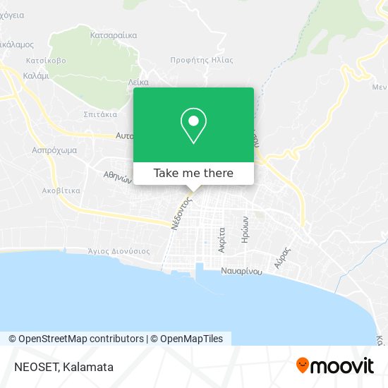 NEOSET map