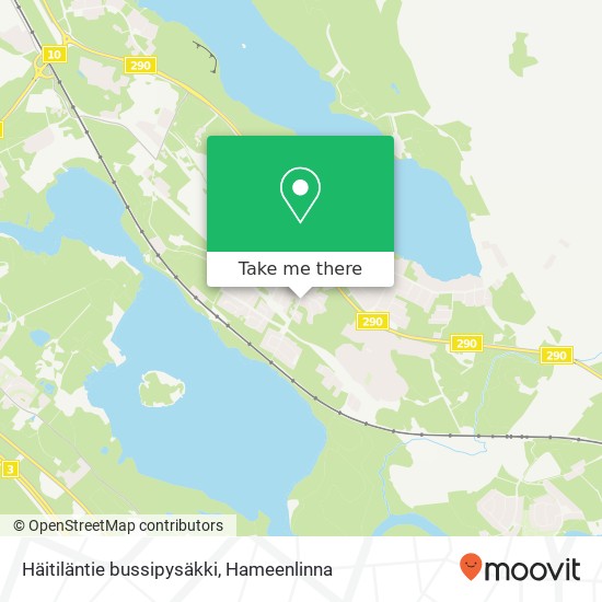 Häitiläntie bussipysäkki map