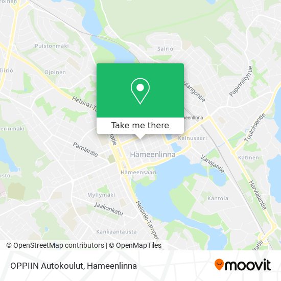 OPPIIN Autokoulut map