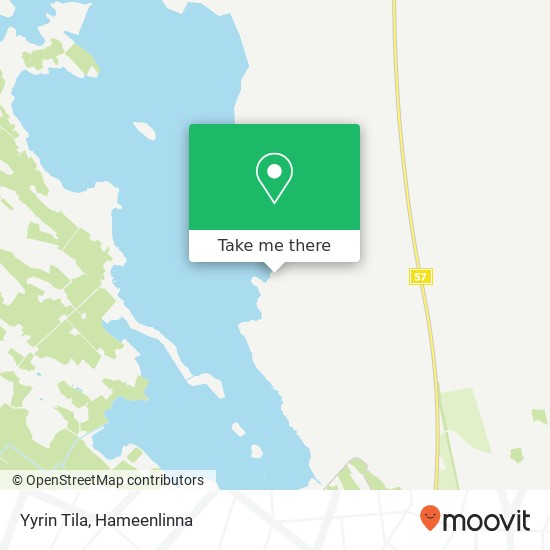 Yyrin Tila map