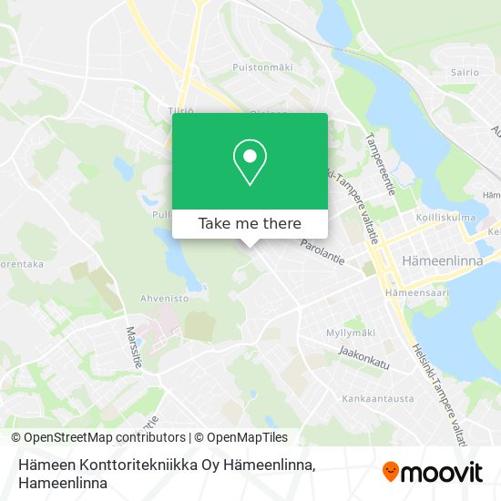 Hämeen Konttoritekniikka Oy Hämeenlinna map