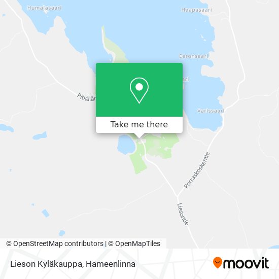 Lieson Kyläkauppa map