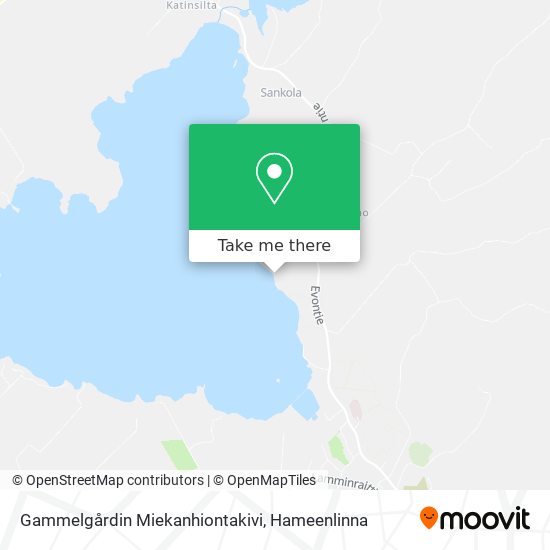 Gammelgårdin Miekanhiontakivi map