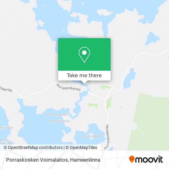 Porraskosken Voimalaitos map