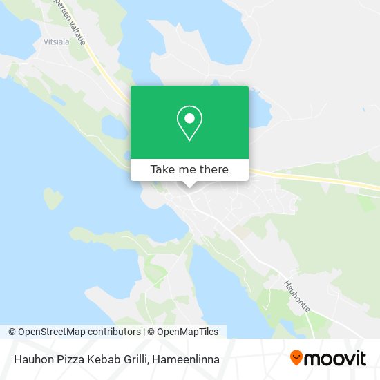 Hauhon Pizza Kebab Grilli map