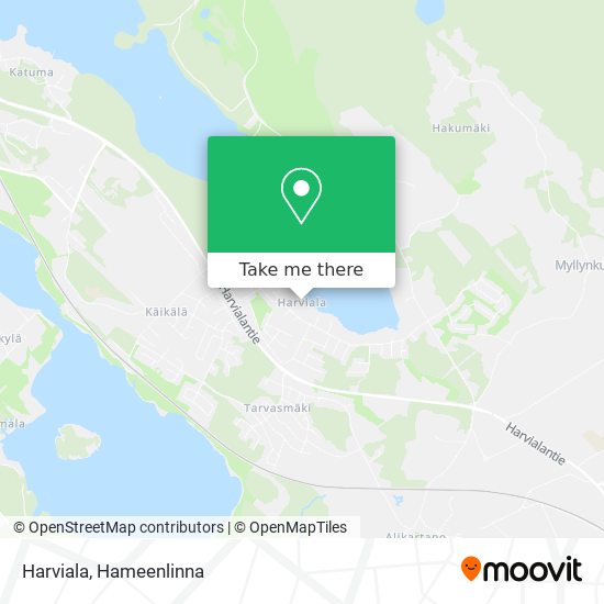 Harviala map
