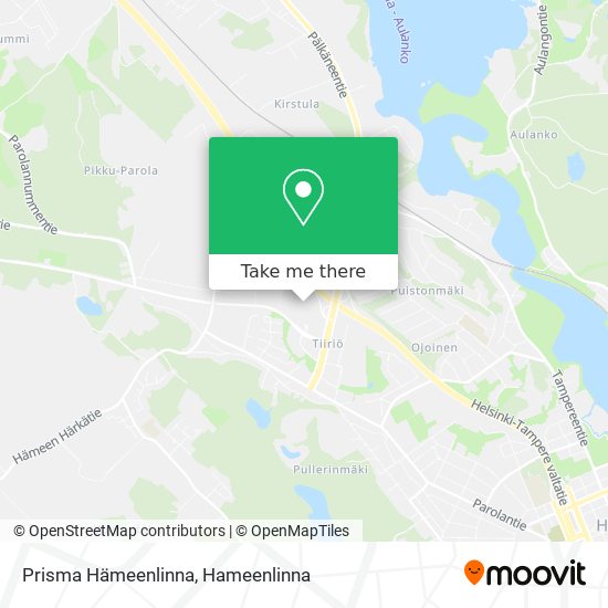 Prisma Hämeenlinna map