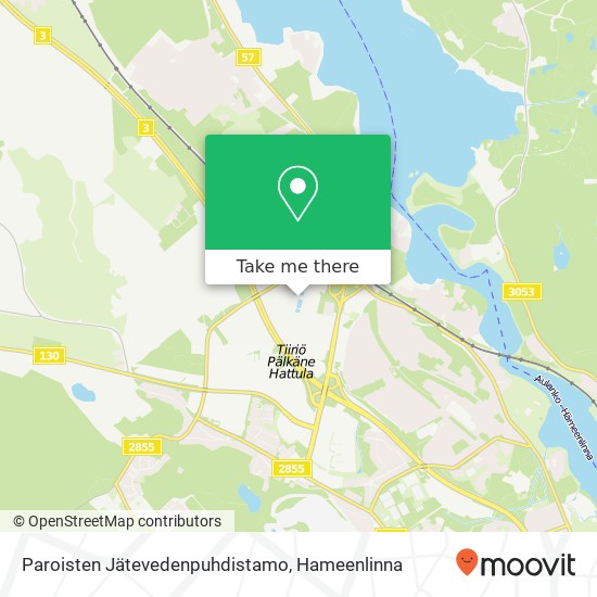 Paroisten Jätevedenpuhdistamo map