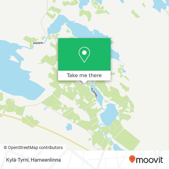 Kylä-Tyrni map