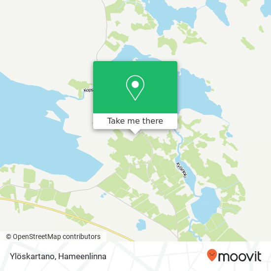 Ylöskartano map