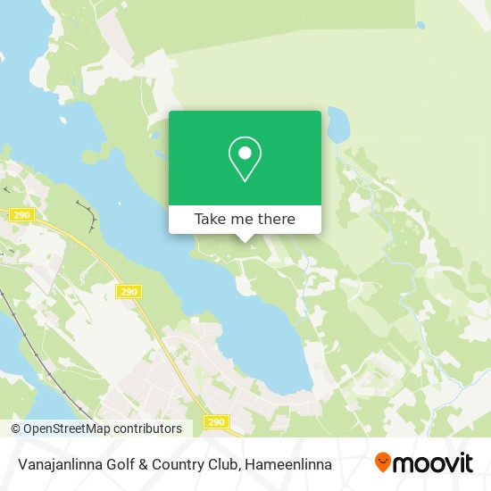 Vanajanlinna Golf & Country Club map