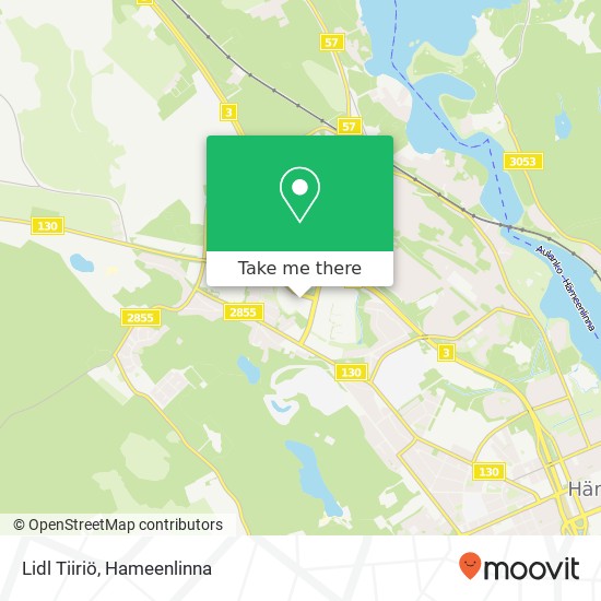 Lidl Tiiriö map