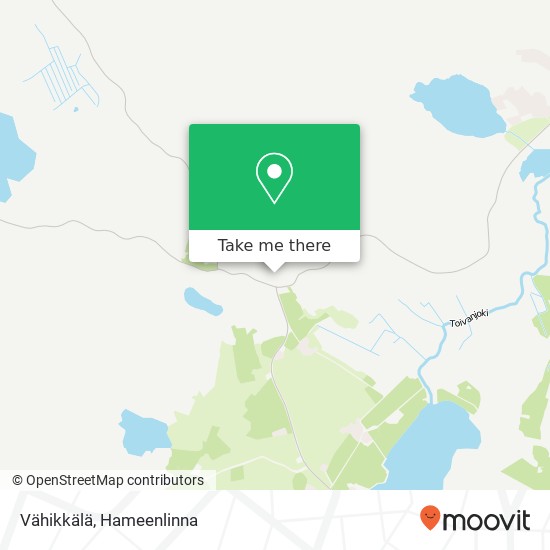 Vähikkälä map