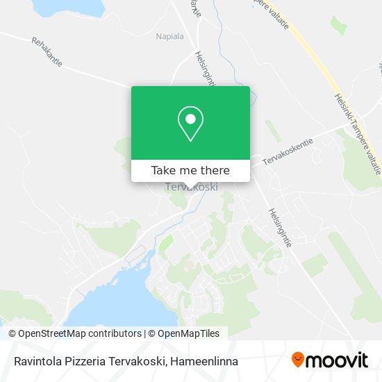 Ravintola Pizzeria Tervakoski map