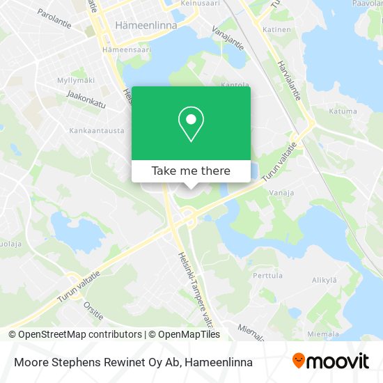 Moore Stephens Rewinet Oy Ab map