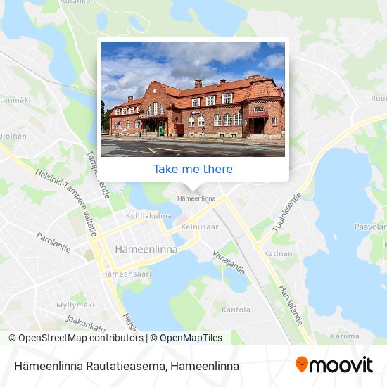 Hämeenlinna Rautatieasema map