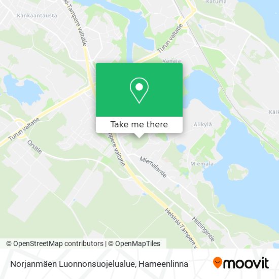Norjanmäen Luonnonsuojelualue map