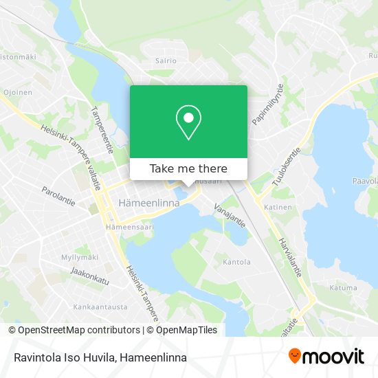Ravintola Iso Huvila map