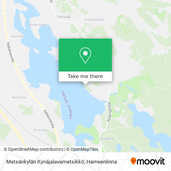 Metsänkylän Kynäjalavametsikkö map