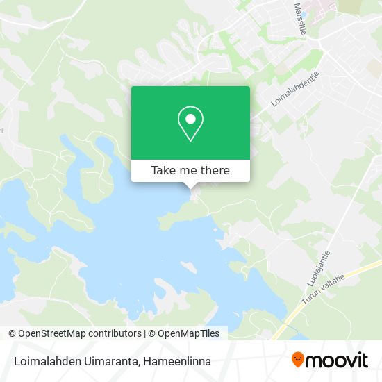 Loimalahden Uimaranta map