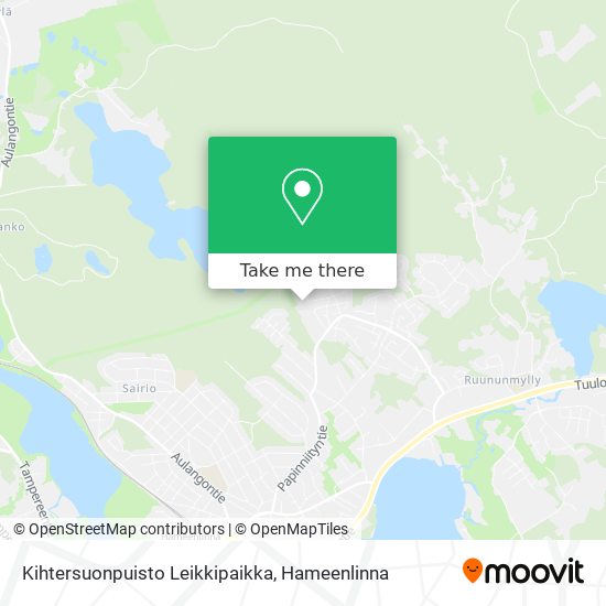 Kihtersuonpuisto Leikkipaikka map