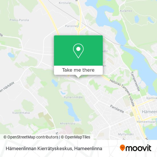 Hämeenlinnan Kierrätyskeskus map