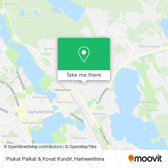 Piukat Paikat & Kovat Kundit map