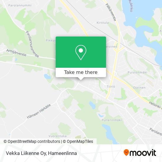 Vekka Liikenne Oy map