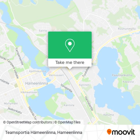 Teamsportia Hämeenlinna map