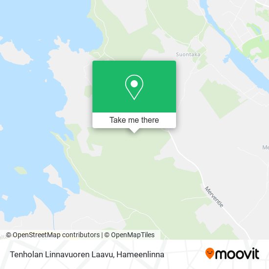 Tenholan Linnavuoren Laavu map