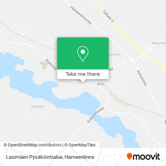 Lasimäen Pysäköintialue map