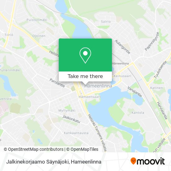 Jalkinekorjaamo Säynäjoki map
