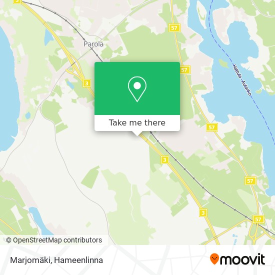 Marjomäki map