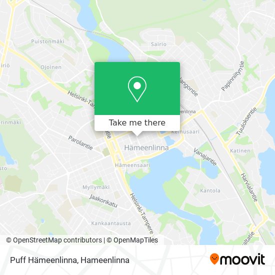 Puff Hämeenlinna map