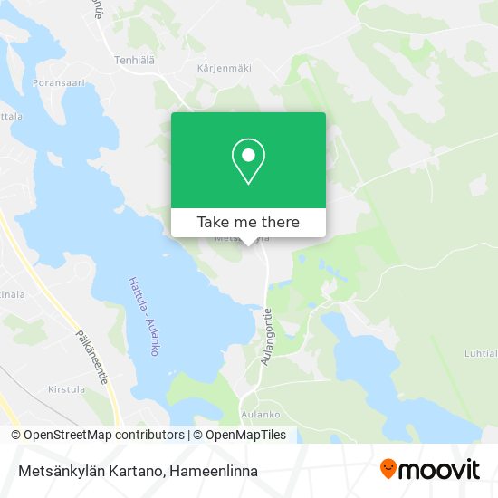 Metsänkylän Kartano map