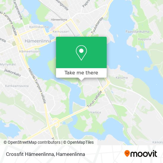 Crossfit Hämeenlinna map