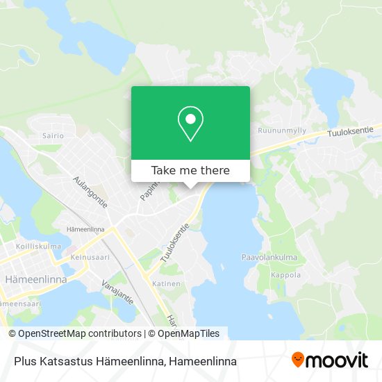 Plus Katsastus Hämeenlinna map