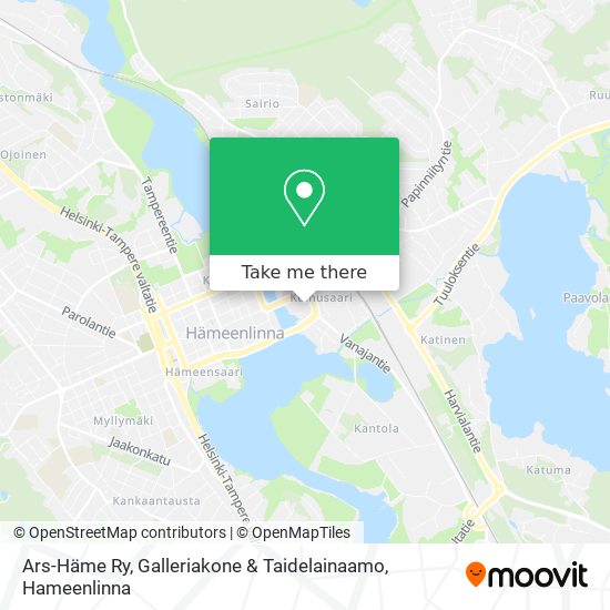 Ars-Häme Ry, Galleriakone & Taidelainaamo map