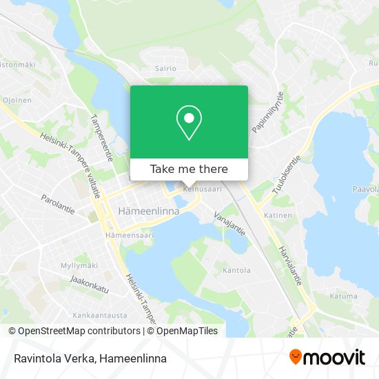 Ravintola Verka map