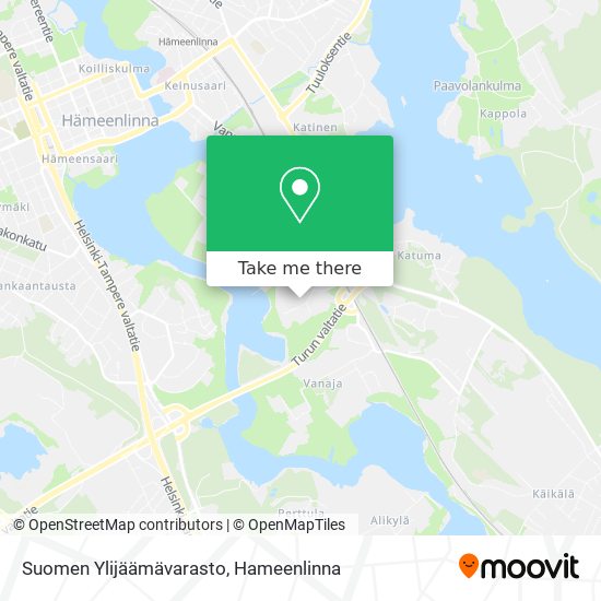 Suomen Ylijäämävarasto map
