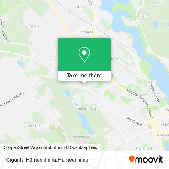 Gigantti Hämeenlinna map